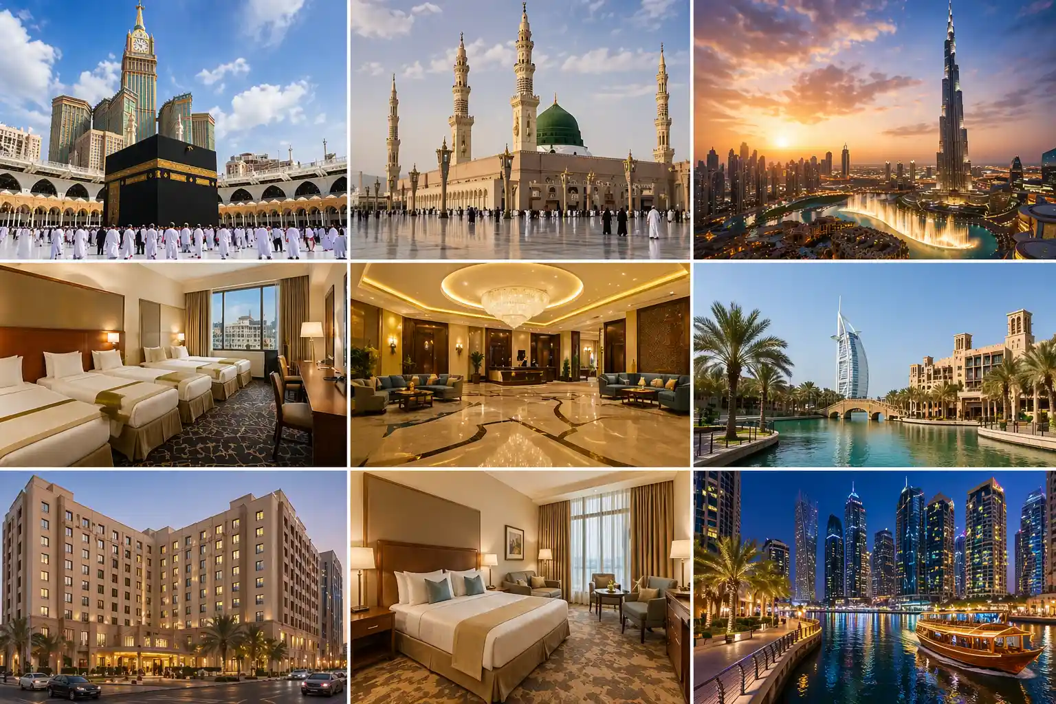 3 Star 14 Nights Umrah Plus Dubai Holiday Package 1